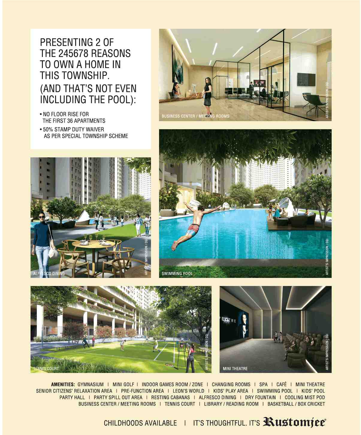 Reasons to own a home at Rustomjee Urbania in Mumbai Update